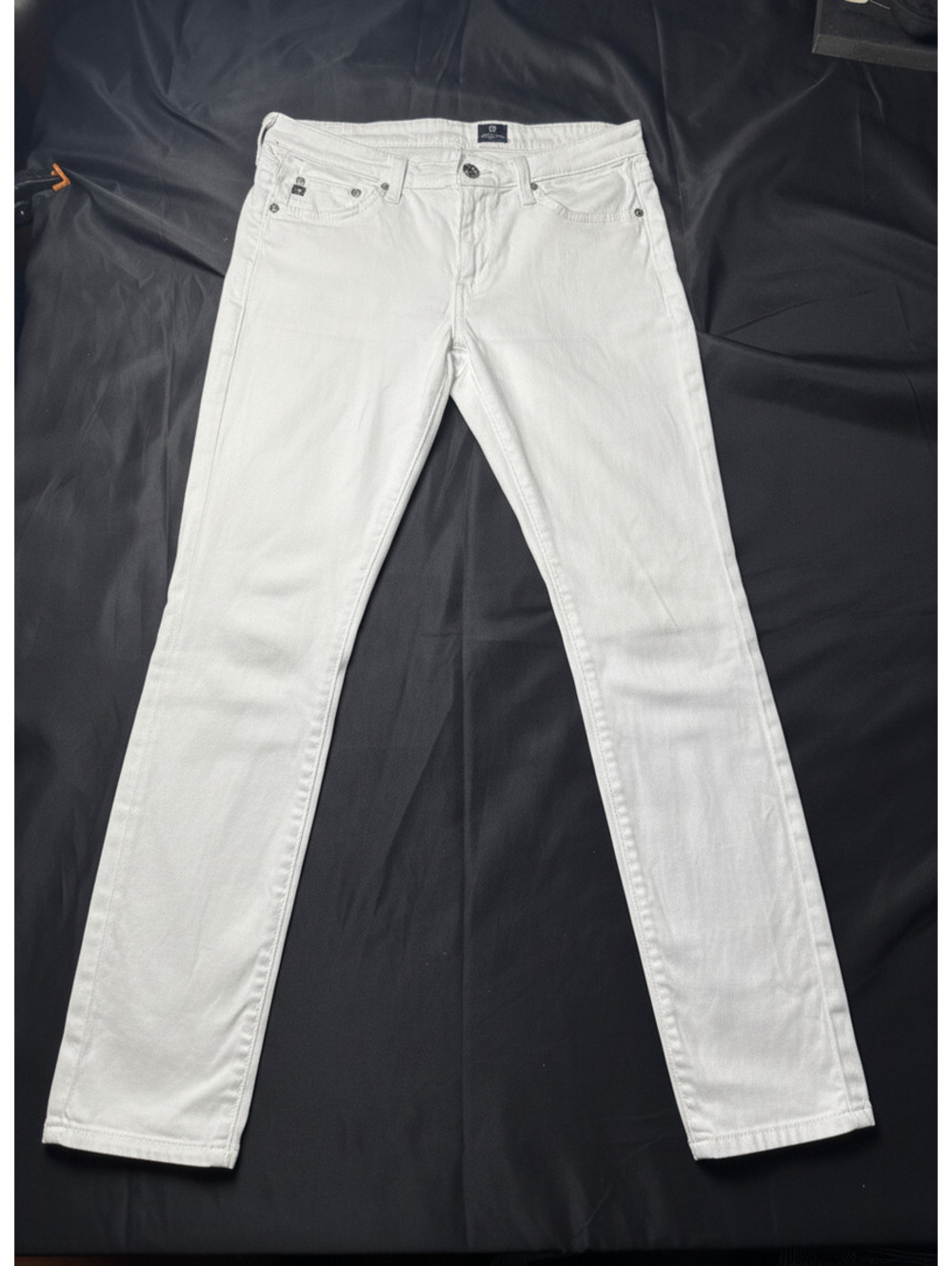 Women’s AG Adriano Goldschmied White Jeans 29R Made USA Slim